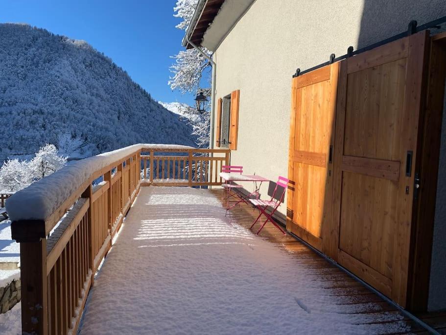 Le Sarana : 75M2, Calme, Belle Vue Avec Terrasse. Apartment Les Deux Alpes Bagian luar foto