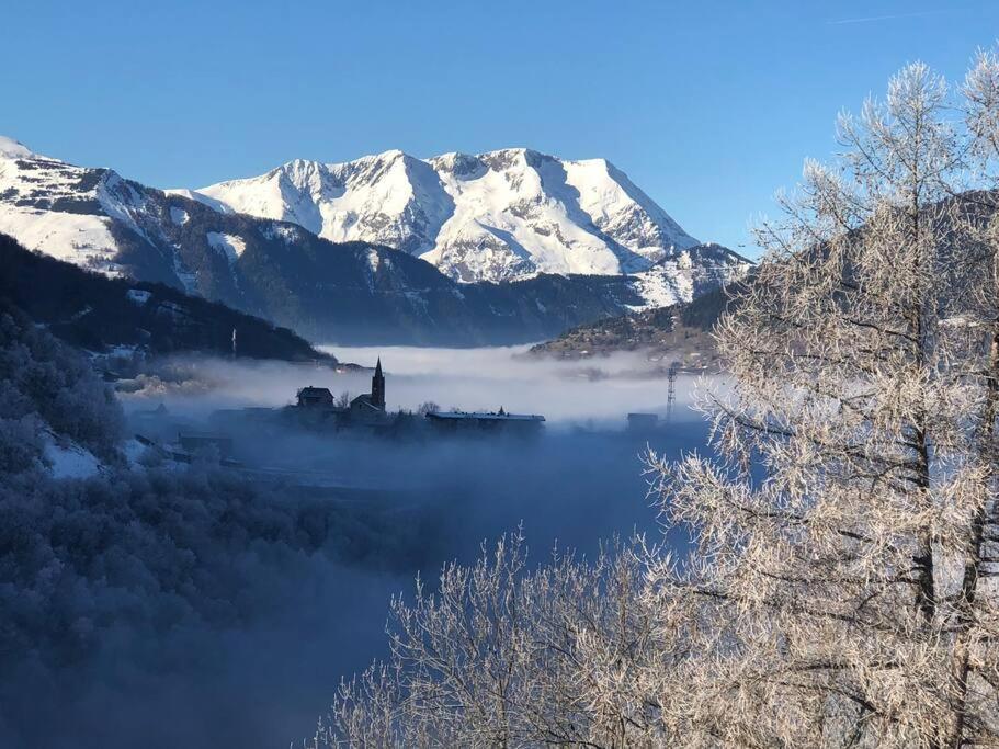 Le Sarana : 75M2, Calme, Belle Vue Avec Terrasse. Apartment Les Deux Alpes Bagian luar foto
