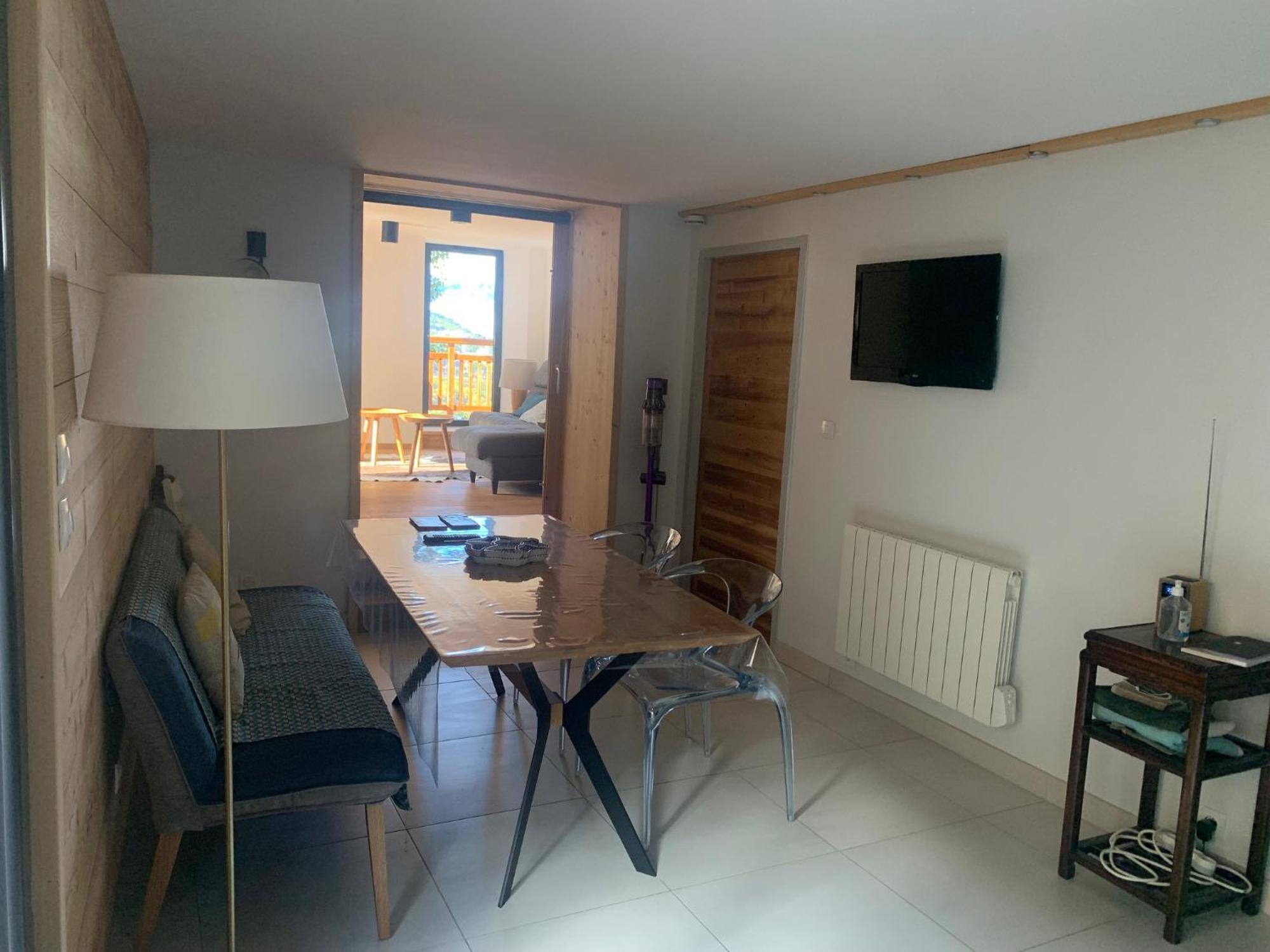 Le Sarana : 75M2, Calme, Belle Vue Avec Terrasse. Apartment Les Deux Alpes Bagian luar foto